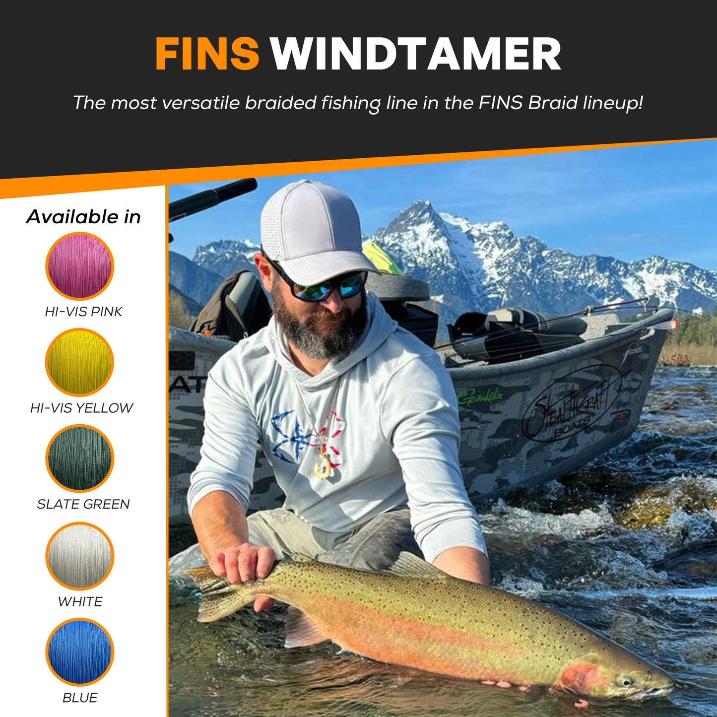 Windtamer Fishing Braid 100-200lb.