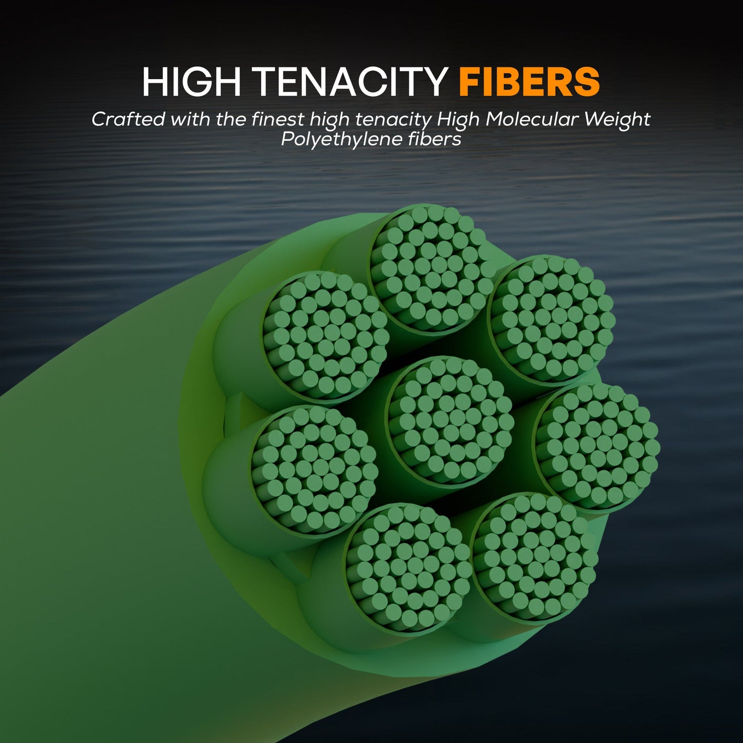 Metered Colored Braid (10 lb)