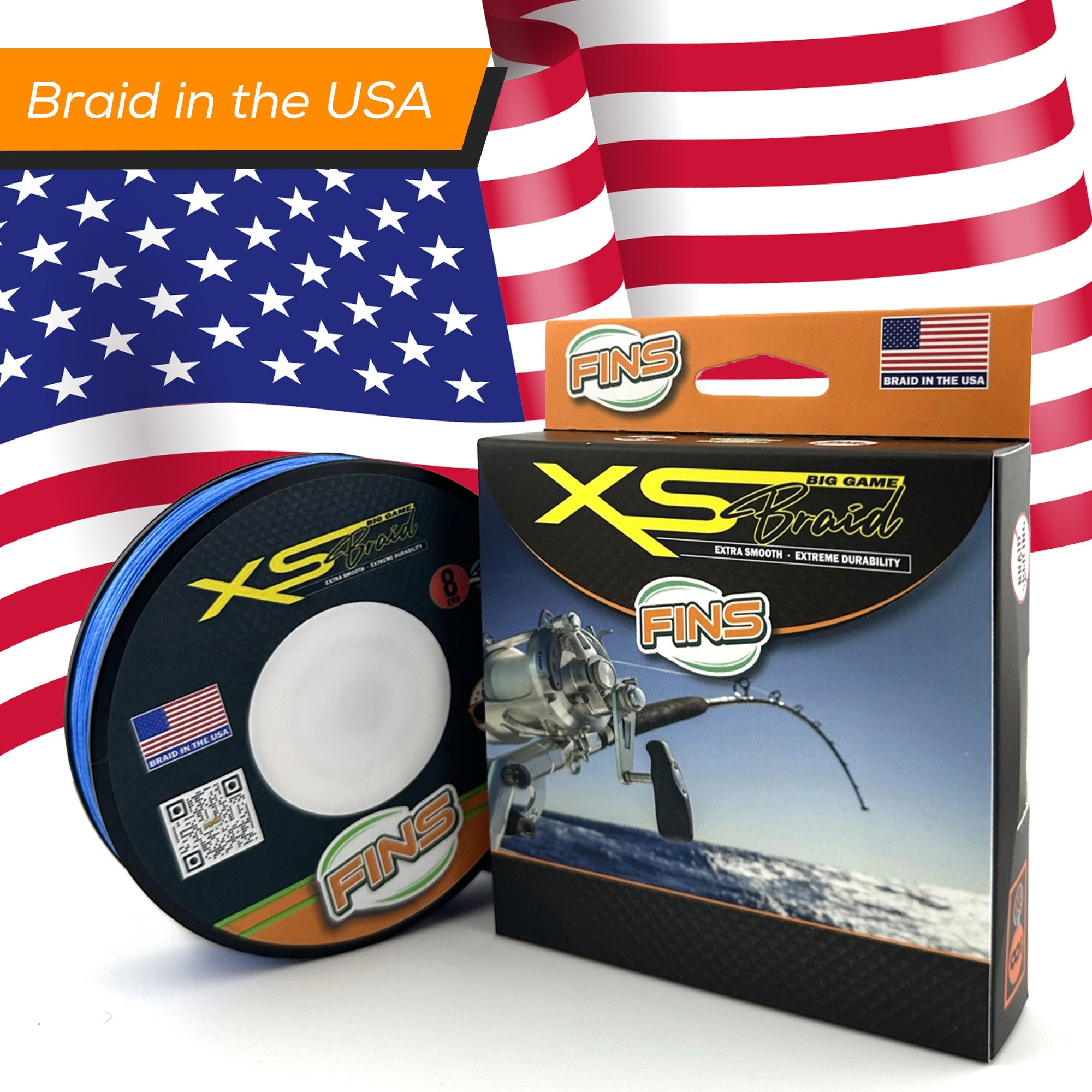 XS Big Game Fishing Braid 40-80lb.