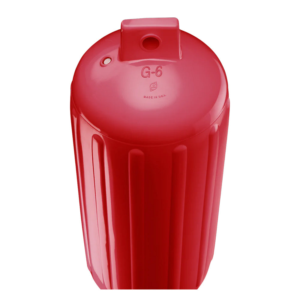 Polyform G-6 Twin Eye Fender 11" x 30" - Classic Red [G-6 CLASSIC RED]