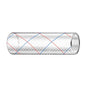 Trident Marine 3/8" x 50' Clear Reinforced PVC Hose Tubing Red  Blue Tracer [162-0386]