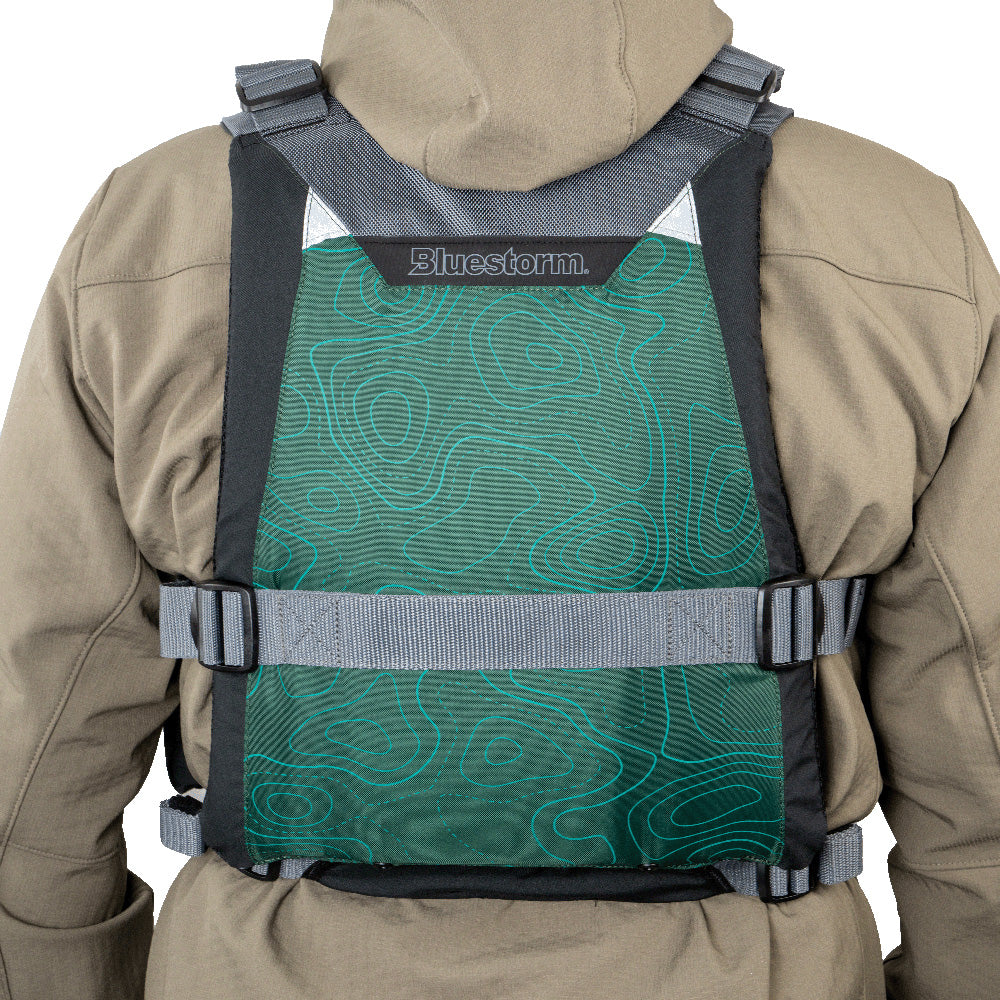 Bluestorm Motive Kayak Fishing Vest - Hunter Green - S/M [BS-248-HNT-S/M]