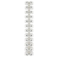 Pacer 40A Euro Style Terminal Block - 12 Positions - 5 Pack [E400-12-5]