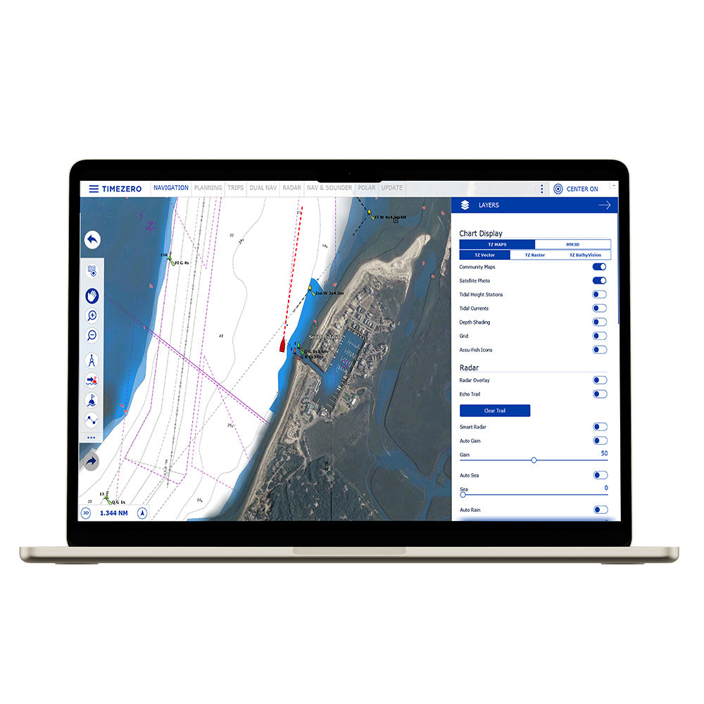 Nobeltec TZ Navigator Digital Download - No Charts Included [TZNAV]