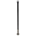Seaview 36" Manually Folding Light Post w/316 Stainless Steel Base  LTBLED12C5 Navigation Light - Black [SVMHB136LEDSSB]