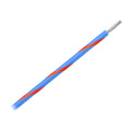 Pacer 14 AWG Gauge Striped Marine Wire 500' Spool - Blue w/Red Stripe [WUL14BL-2-500]