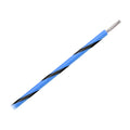 Pacer 14 AWG Gauge Striped Marine Wire 500' Spool - Blue w/Black Stripe [WUL14BL-0-500]