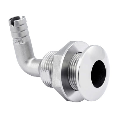 Whitecap 1-1/2" Duplex Stainless Steel 90 Degree Thru-Hull Fitting [6581X]