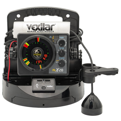 Vexilar FLX-28 Pro Pack Elite Fishing System w/Pro View Ice-Ducer  Vexilar Lithium Battery [PPEL28PV]