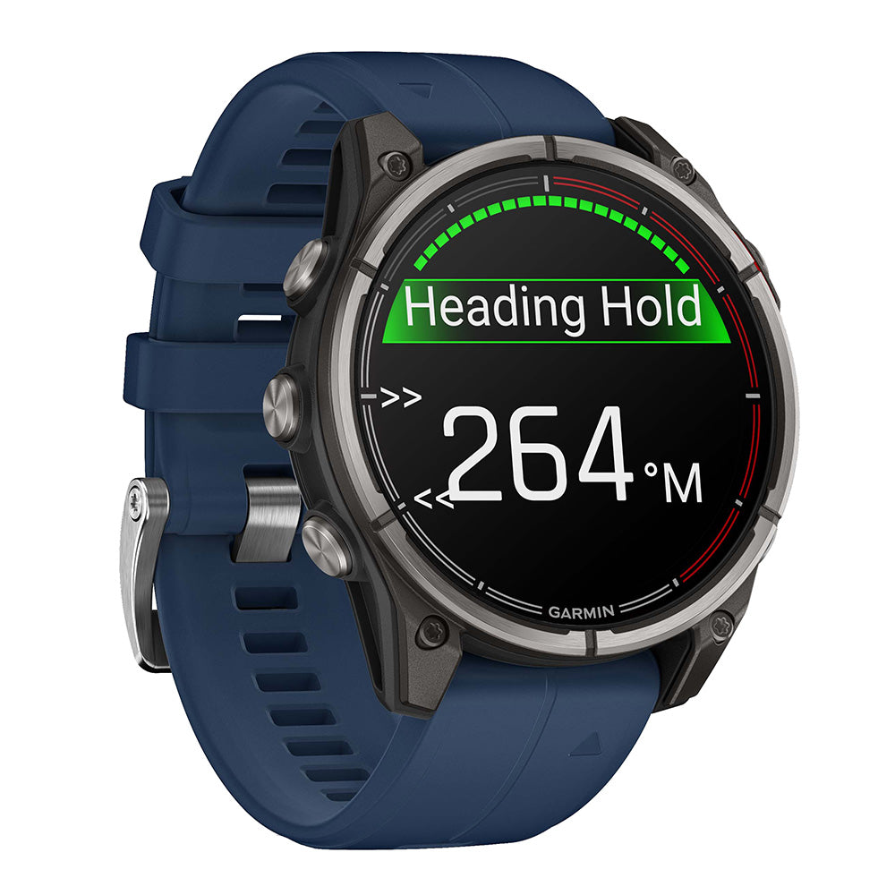 Garmin quatix 8 - 47mm AMOLED Marine GPS Smartwatch [010-02904-50]