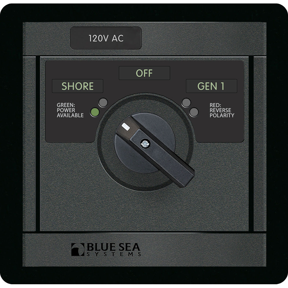 Blue Sea 120v AC Rotary 30A off + 2 Sources [1481]