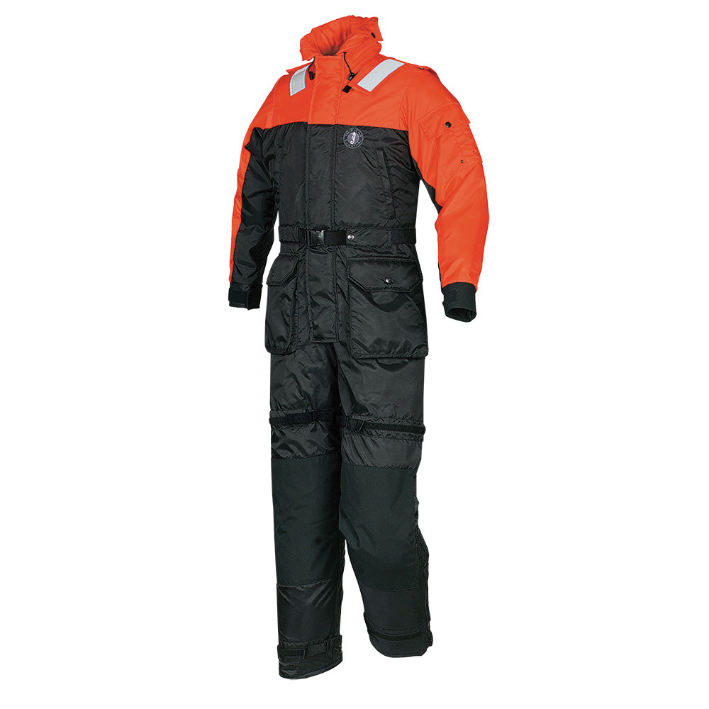 Mustang Deluxe Anti-Exposure Coverall  Worksuit GS Version - Orange/Black - XL [MS2175GS-33-XL]