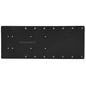 Sea Brackets 20" Straight Trolling Motor Plate - Black [SEA2325-BLK]