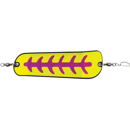 Luhr-Jensen Money Roll Flasher - 8-1/4" - Nuclear Carbon Glow [5860-008-1758]