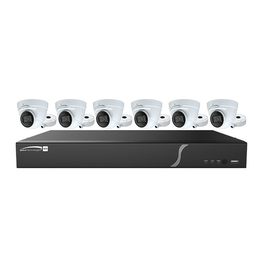 Speco 8 Channel, 2TB Recorder w/6 4MP Turret Cameras [ZIP86T2]