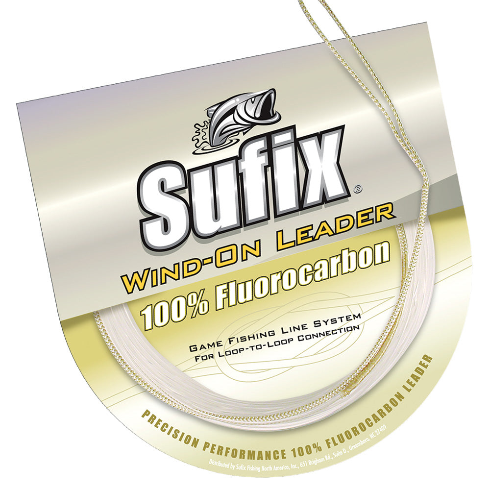 Sufix Wind-On 100% Clear Fluorocarbon Leader - 50lb - 11 yds [700-050F]