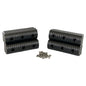 Caliber BunkWrap End Cap 2x6" Black Accessory Kit w/Stainless Steel Hardware *4-Pack [23053-BK]