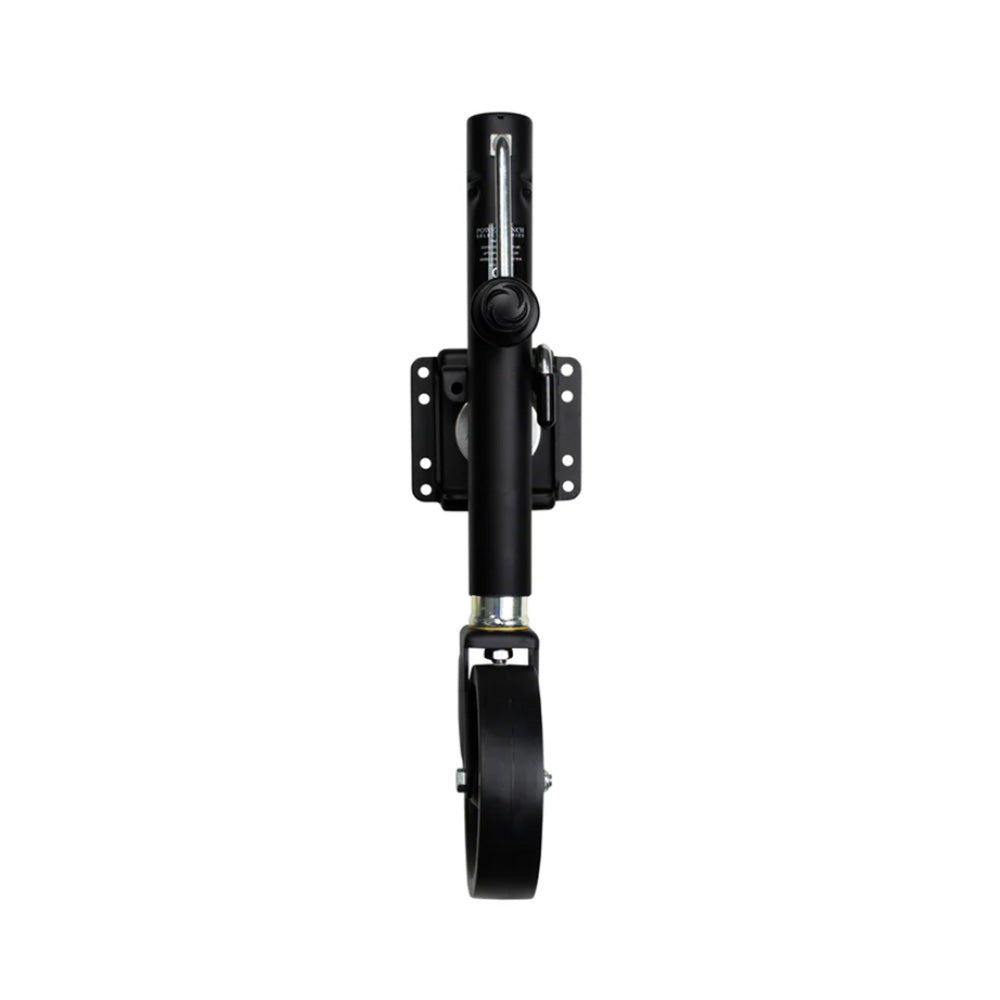 Powerwinch Select Series Jack - 1500lb, Bolt-On, Single Wheel, Carbon Black [21400-J-1500-B1-B-R]