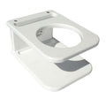 Deep Blue Marine Side Mount Single Drink Holder - Suction Cup Mount - White [SSDH]