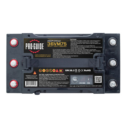 Pro-Guide Alpha Series Lithium Battery - 36V - 75AH - Group 31 (Tall) [36VM75]