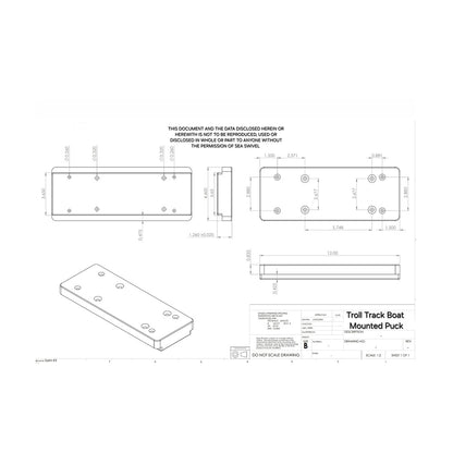 Sea Swivel Troll Track Trolling Motor Mount [SEA-HDM-TROLL-TRACK]