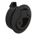 Southco Push-to-Close Latch, Medium Size, Key Locking, 2 - 7mm Grip, Plastic, Natural - Black [M1-41]