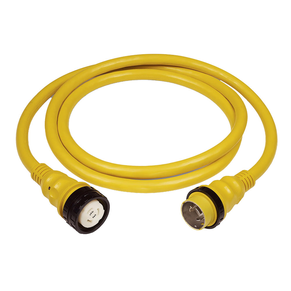 Marinco PowerCord Plus Cordset - 50AMP - 125/250V - 75' - Yellow [6152SPP-75]