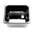 Scandvik Rectangular Sink Stainless Steel - Right Side Drain [10224]