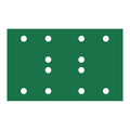 RUPES PROCUT Film Abrasive Sheet 80mm x130mm (3.15" x 5.1") - 12 Holes - P120 Grit *Box of 100pcs [9.45FB120]