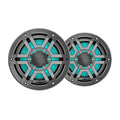 JL Audio M200 Marine Speakers 6.5" LED w/Grey Sport Grille [010-04753-03]