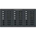Blue Sea 8165 AV 24 Position 230v (European) Breaker Panel - White Switches [8165]