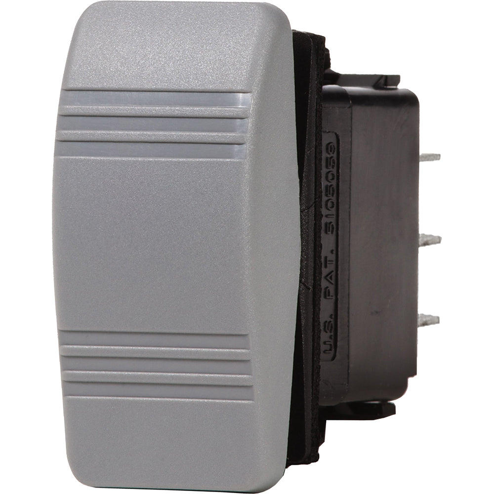 Blue Sea 8234 Water Resistant Contura III Switch - (ON)-OFF-(ON) - Grey [8234]