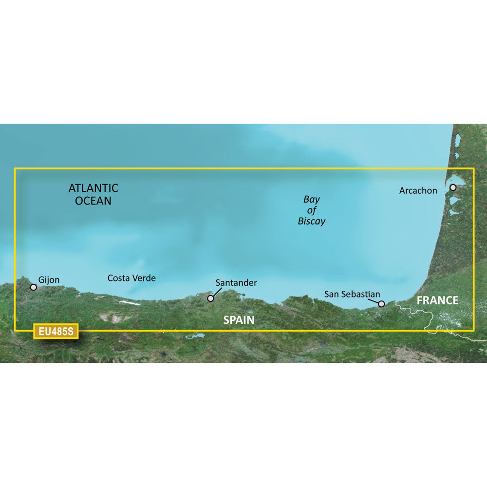 Garmin BlueChart g3 Vision HD - VEU485S - Fuenterrabia to Gijon - microSD/SD [010-C0829-00]