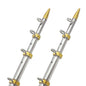 TACO 18' Telescopic Outrigger Poles HD 1-1/2" - Silver/Gold [OT-0551VEL186]