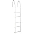Dock Edge Fixed 5 Step Ladder Bight White Galvalume [DE2105F]