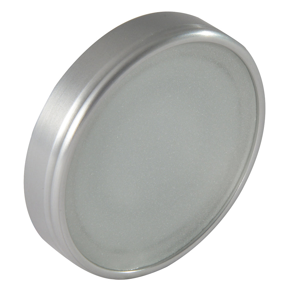 Lumitec Halo - Flush Mount Down Light - Brushed Finish - 3-Color Red/Blue Non Dimming w/White Dimming [112808]