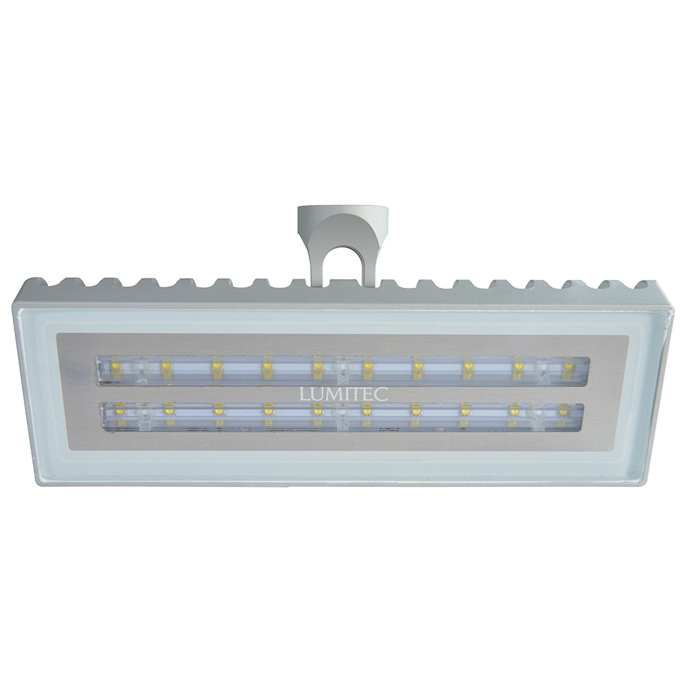 Lumitec Maxillume2 - High Power/Pedestal Mount Flood Light - Brushed Finish - White Dimming [101133]