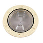 Beckson 4" Clear Center Screw-Out Deck Plate - Beige [DP40-N-C]
