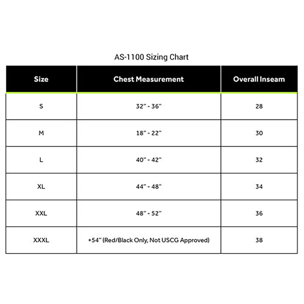 First Watch AS-1100 Flotation Suit - Hi-Vis Yellow - Medium [AS-1100-HV-M]