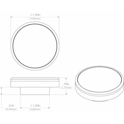Lumitec Halo - Flush Mount Down Light - White Finish - Warm White Dimming [112829]