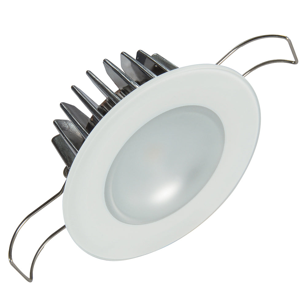 Lumitec Mirage - Flush Mount Down Light - Glass Finish/No Bezel - 2-Color White/Blue Dimming [113191]