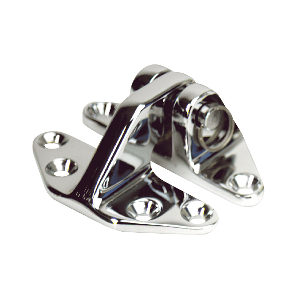 Whitecap Standard Hatch Hinge - CP/Brass - 2-5/8" x 3-1/8" [S-0990C]