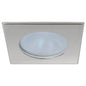 Quick Blake XP Downlight LED -  4W, IP66, Screw Mounted - Square Satin Bezel, Round Warm White Light [FAMP3022S02CA00]