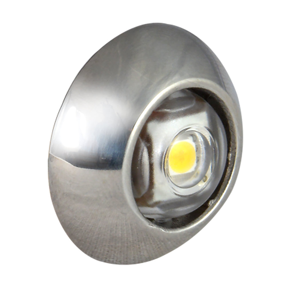 Lumitec Exuma Courtesy Light - Polished Stainless Housing - Warm White Light [101225]