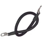 Ancor Battery Cable Assembly, 4 AWG (21mm) Wire, 5/16" (7.93mm) Stud, Black - 48" (121.9cm) [189136]