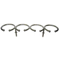 Whitecap Top Mount Ring SS Cup Holder - 4-Drink - Stud Mount [S-3515]