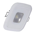 Lumitec Square Mirage Down Light - White Dimming, Red/Blue Non-Dimming - White Bezel [116128]