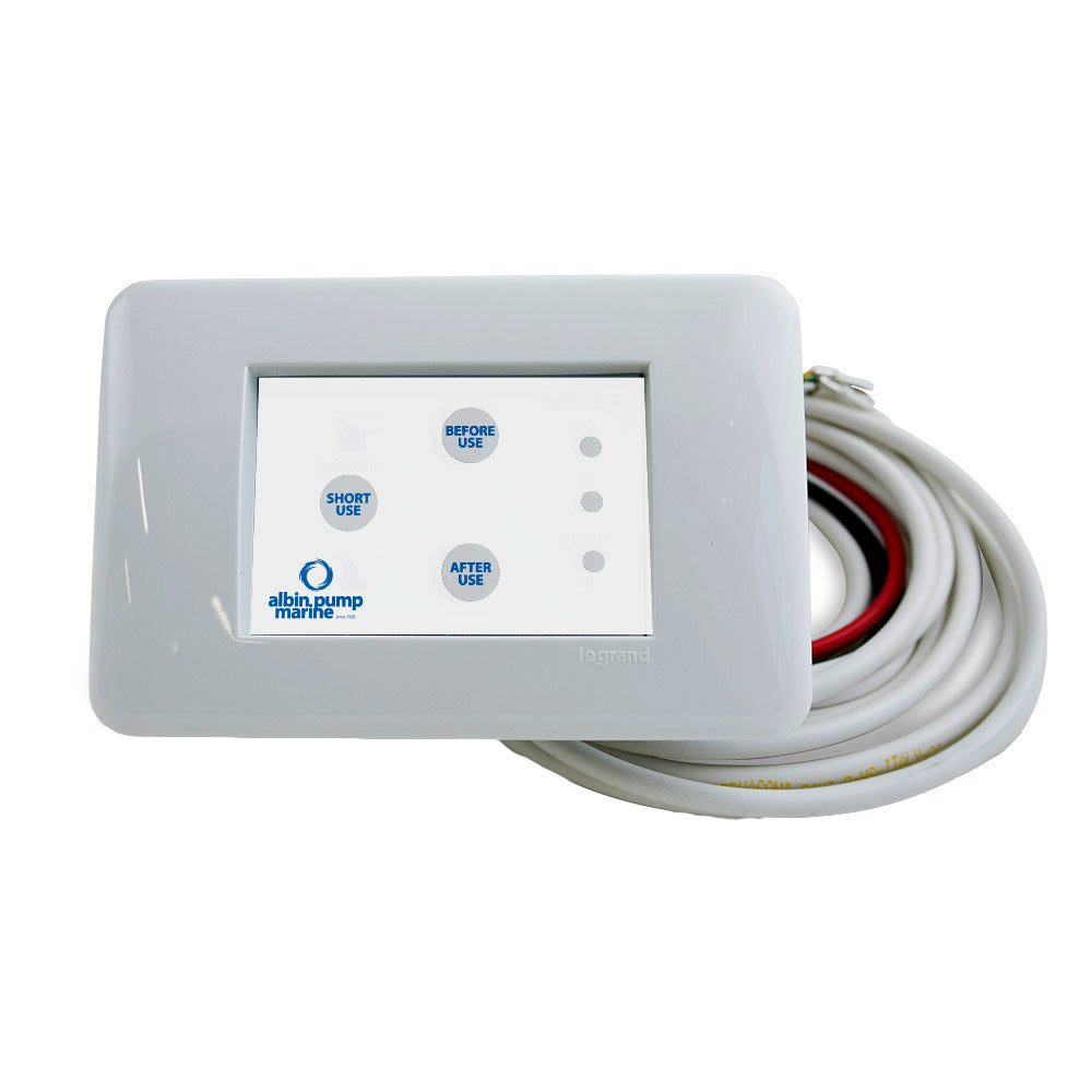 Albin Group Marine Digital Control Panel Silent Electric Toilet [07-66-024]