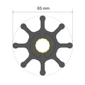 Albin Group Premium Impeller Kit 65 x 16 x 37mm - 8 Blade - Spline Insert [06-01-017]