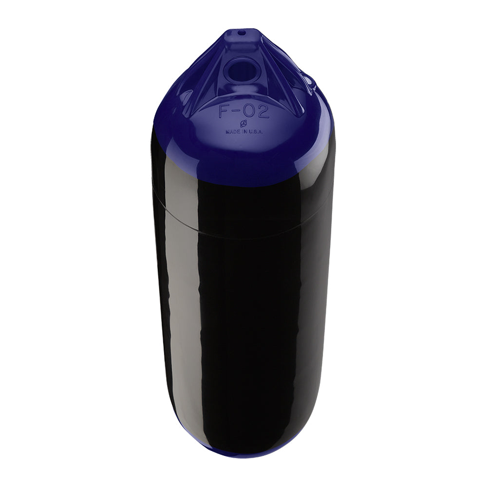 Polyform F-02 Twin Eye Fender 7.5" x 26" - Black [F-02 BLACK]